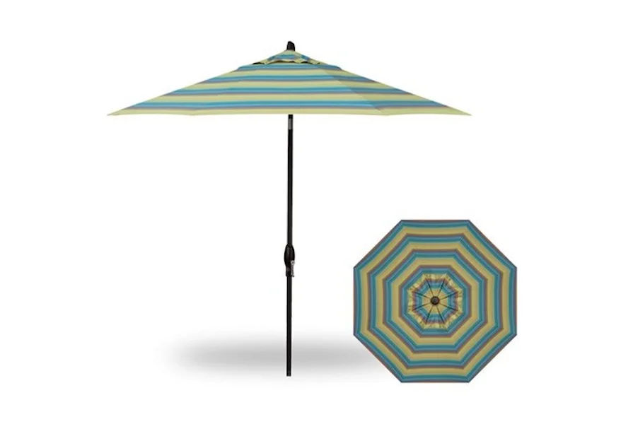 Market Umbrellas 9' Auto Tilt Market Umbrella by Treasure Garden at Esprit Decor Home Furnishings